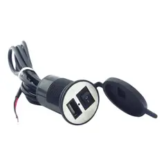 GENERICO - Cargador Usb Para Moto Con Base