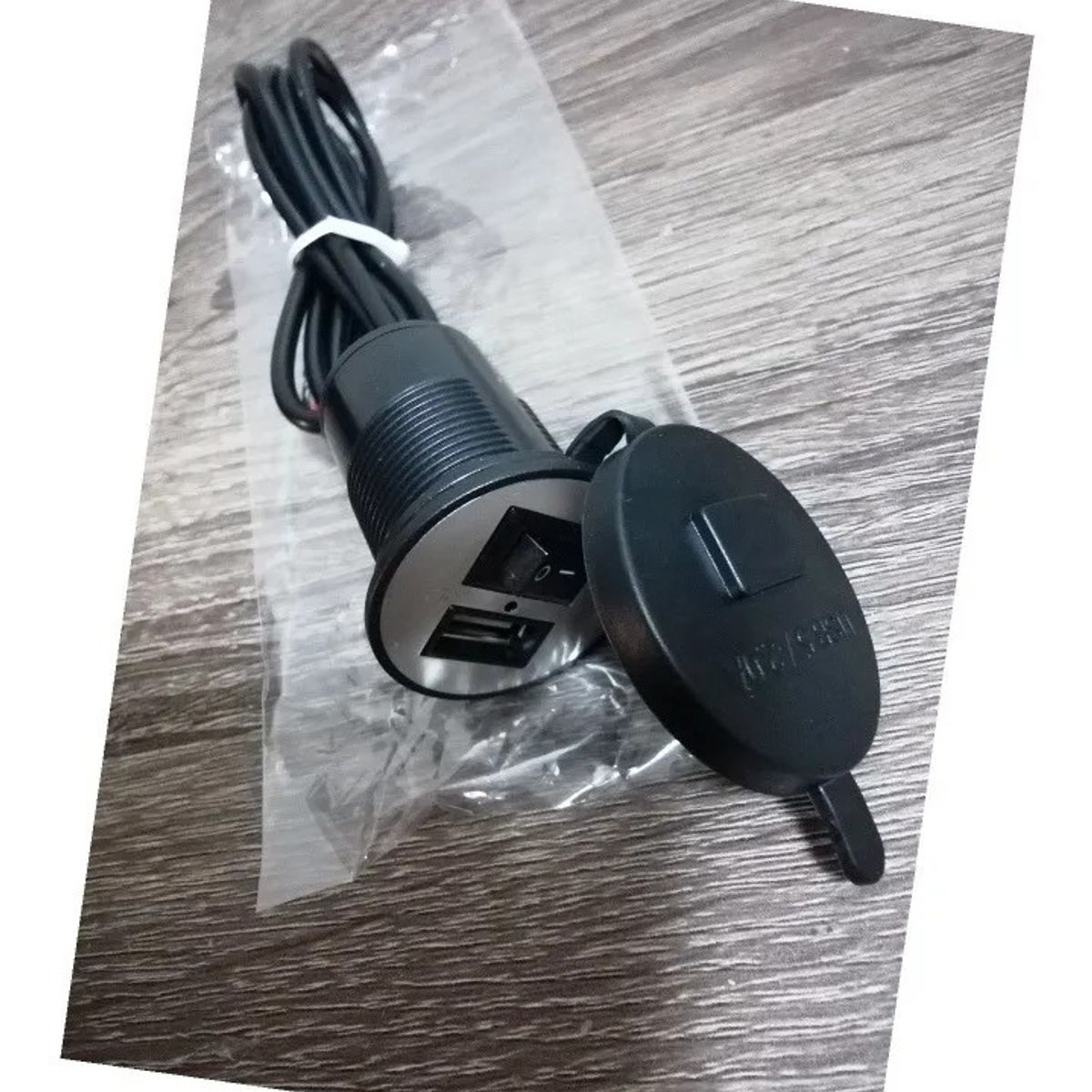 GENERICO - Cargador Usb Para Moto Con Base