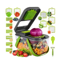 CARIBEE - Cortador Rallador De Verduras, Frutas, quesos 22 Piezas