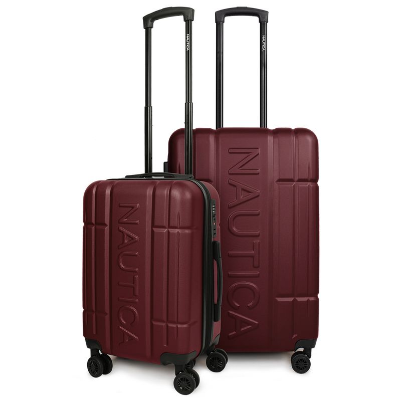 NAUTICA - Pack 2 maletas S+M Amsterdam 10 y 20kg burdeo Nautica - Burdeos