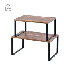 HOME LOGICS - Estantes Organizadores 2 Repisa Apilable Cocina Kiosclub