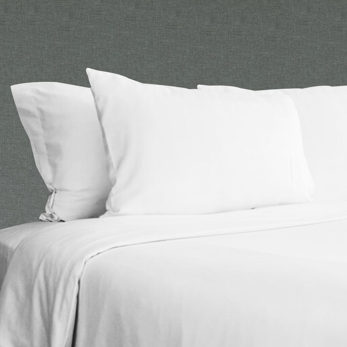 TEXTIL SUPER - SÁBANAS 1,5 PLAZAS BLANCAS 100% ALGODÓN
