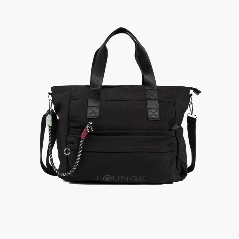 LOUNGE - Cartera De Hombro Mujer Notebook Detalle Llavero 1315