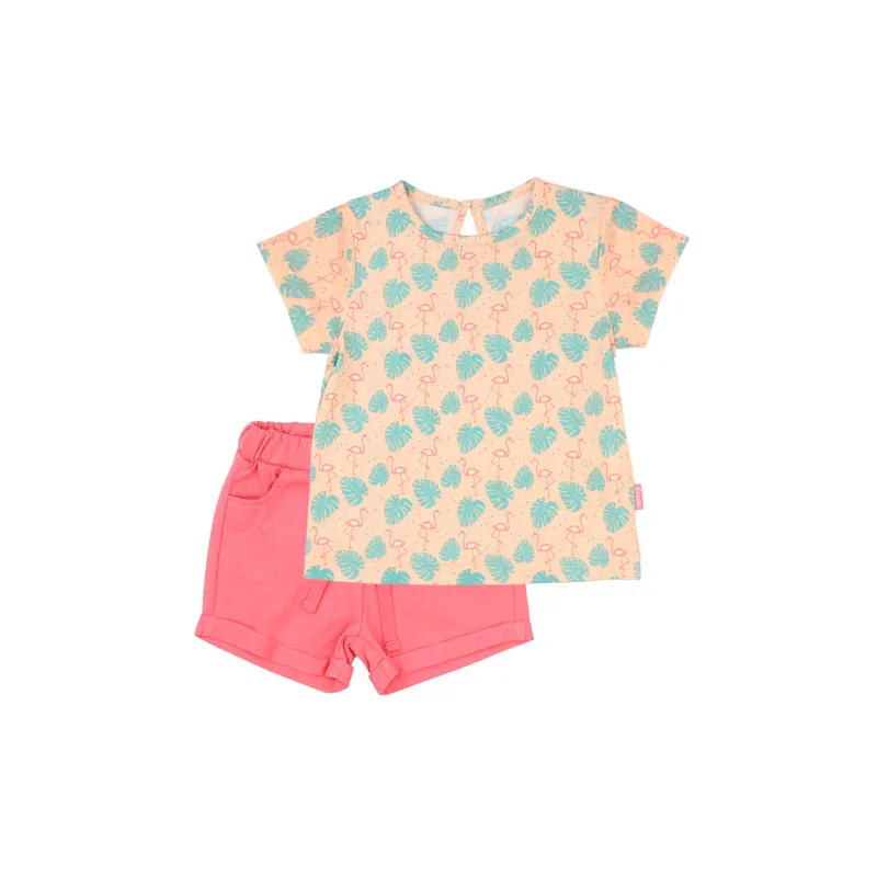 FICCUS - Conjunto Niña Day To Day 2610721 Naranjo Ficcus