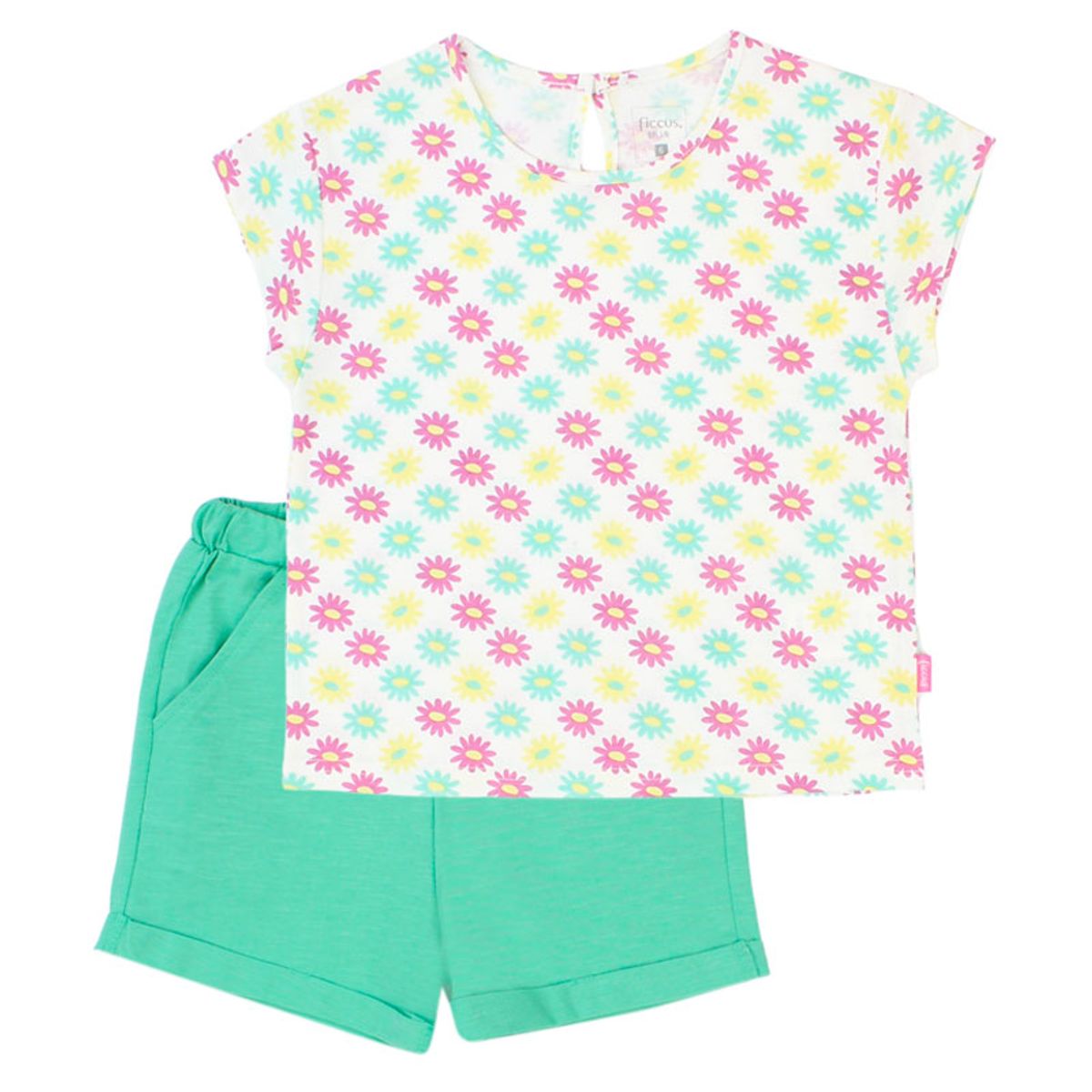 FICCUS - Conjunto Niña Day To Day 2610756 Blanco Ficcus