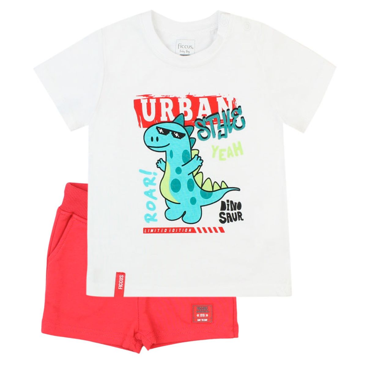 FICCUS - Conjunto Niño Day To Day 2610703 Blanco Ficcus