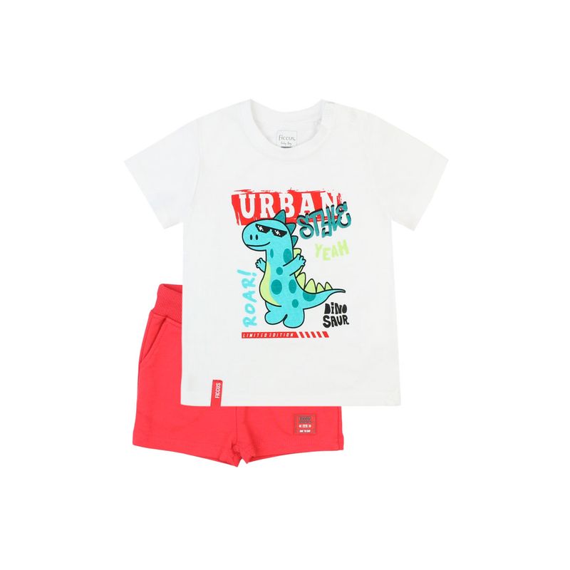 FICCUS - Conjunto Niño Day To Day 2610703 Blanco Ficcus