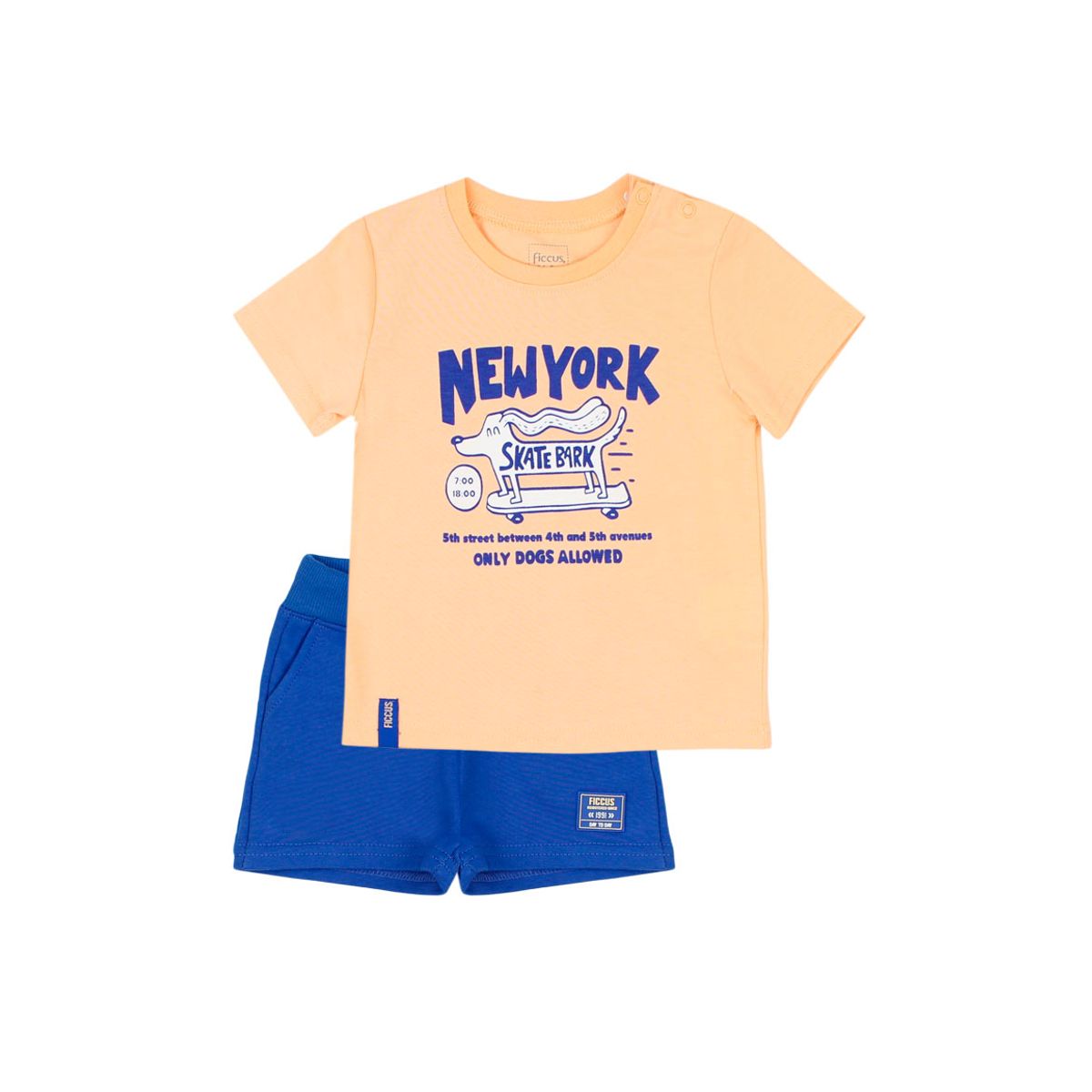 FICCUS - Conjunto Niño Day To Day 2610703 Naranjo Claro Ficcus