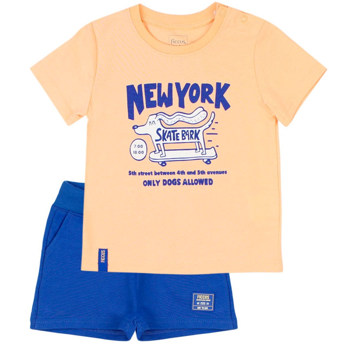 FICCUS - Conjunto Niño Day To Day 2610703 Naranjo Claro Ficcus