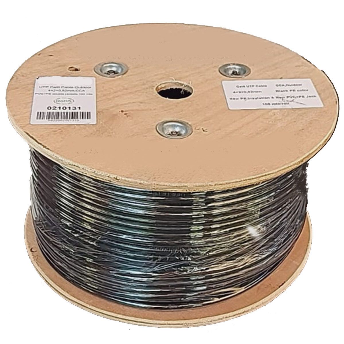 ULINK - CABLE UTP CAT6 100 MTS, EXTERIOR 23 AWG, 100% COBRE. NEGRO