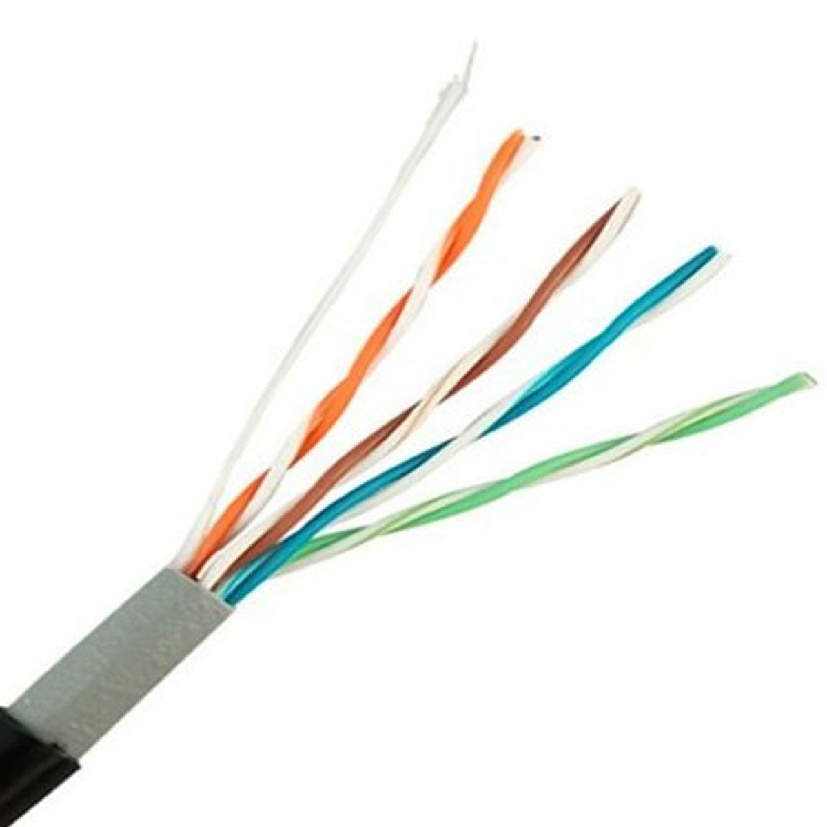ULINK - CABLE UTP CAT6 100 MTS, EXTERIOR 23 AWG, 100% COBRE. NEGRO