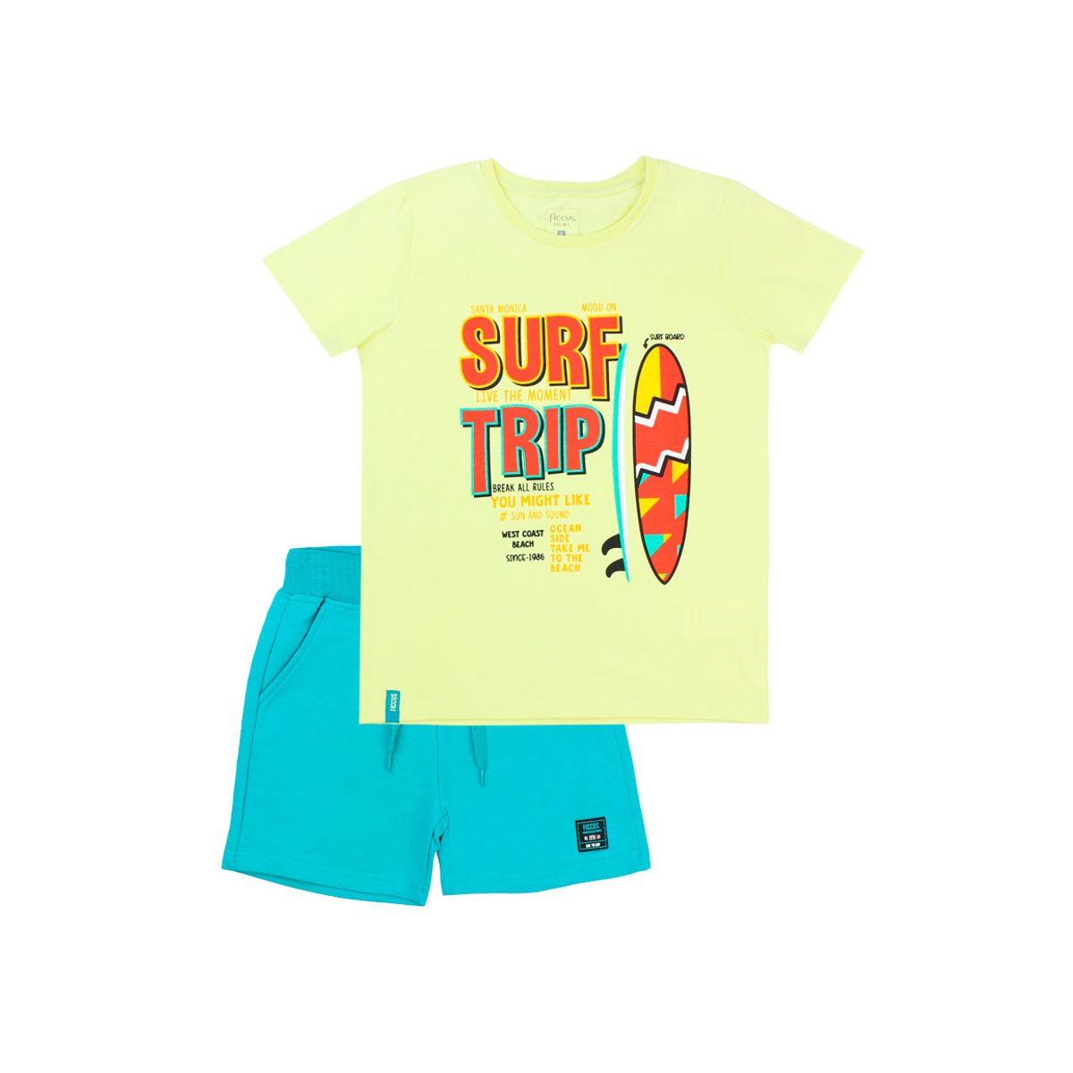 FICCUS - Conjunto Niño Day To Day 2610735 Amarillo Ficcus