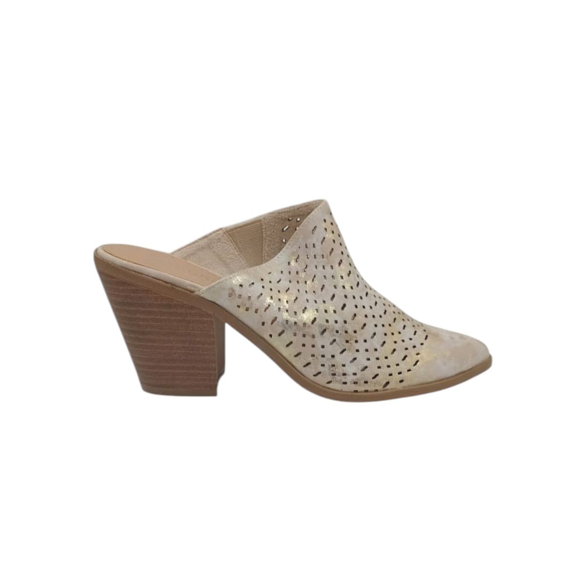 HERIEL - Zapato Beige Taco Mujer