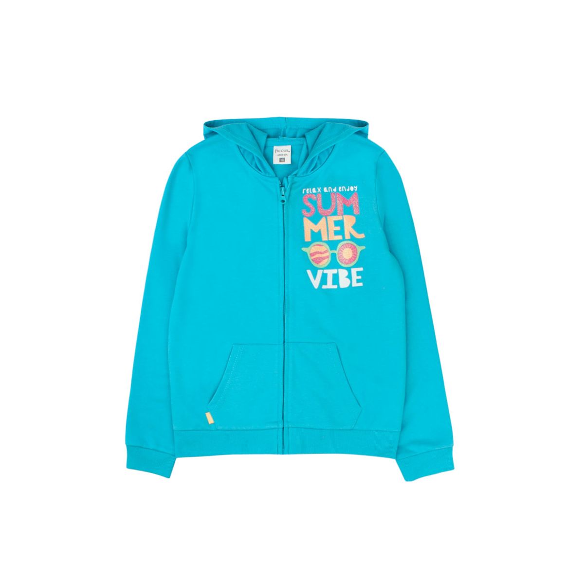 FICCUS - Polerón Niña Day To Day 2610774 Turquesa Ficcus