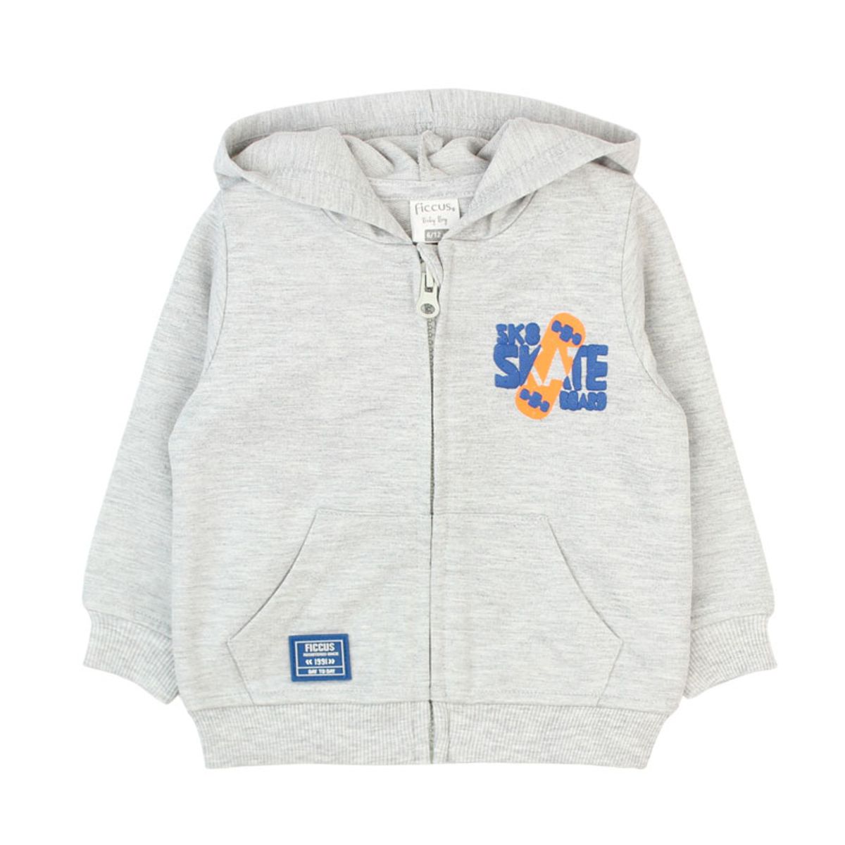 FICCUS - Polerón Niño Day To Day 2610695 Gris Melange Ficcus