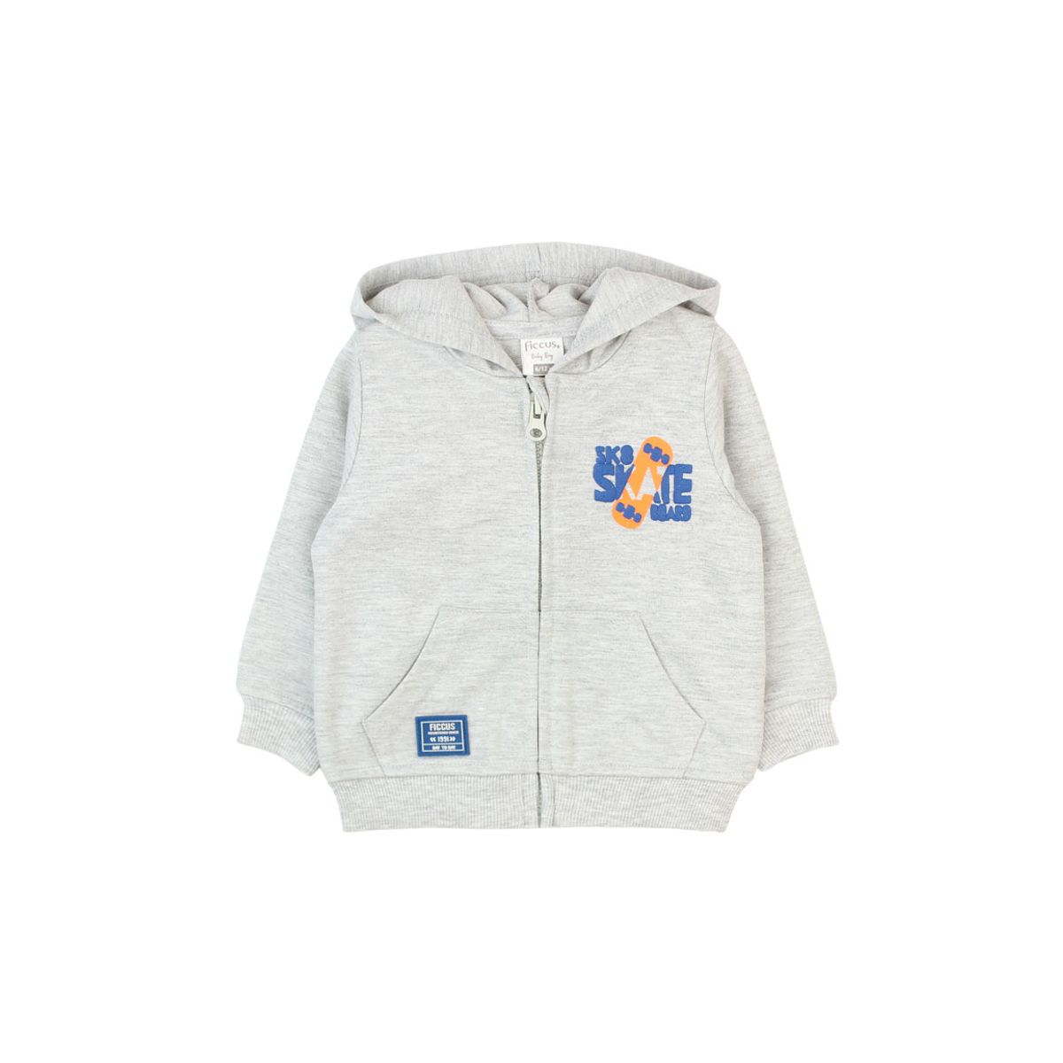 FICCUS - Polerón Niño Day To Day 2610695 Gris Melange Ficcus