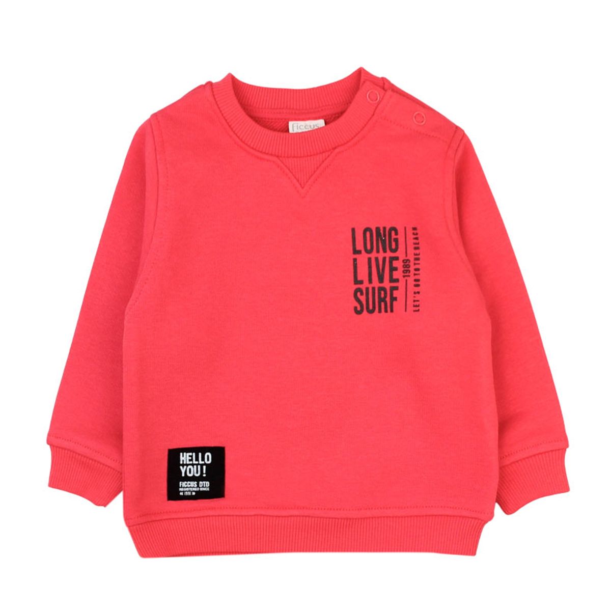 FICCUS - Polerón Niño Day To Day 2610696 Rojo Ficcus