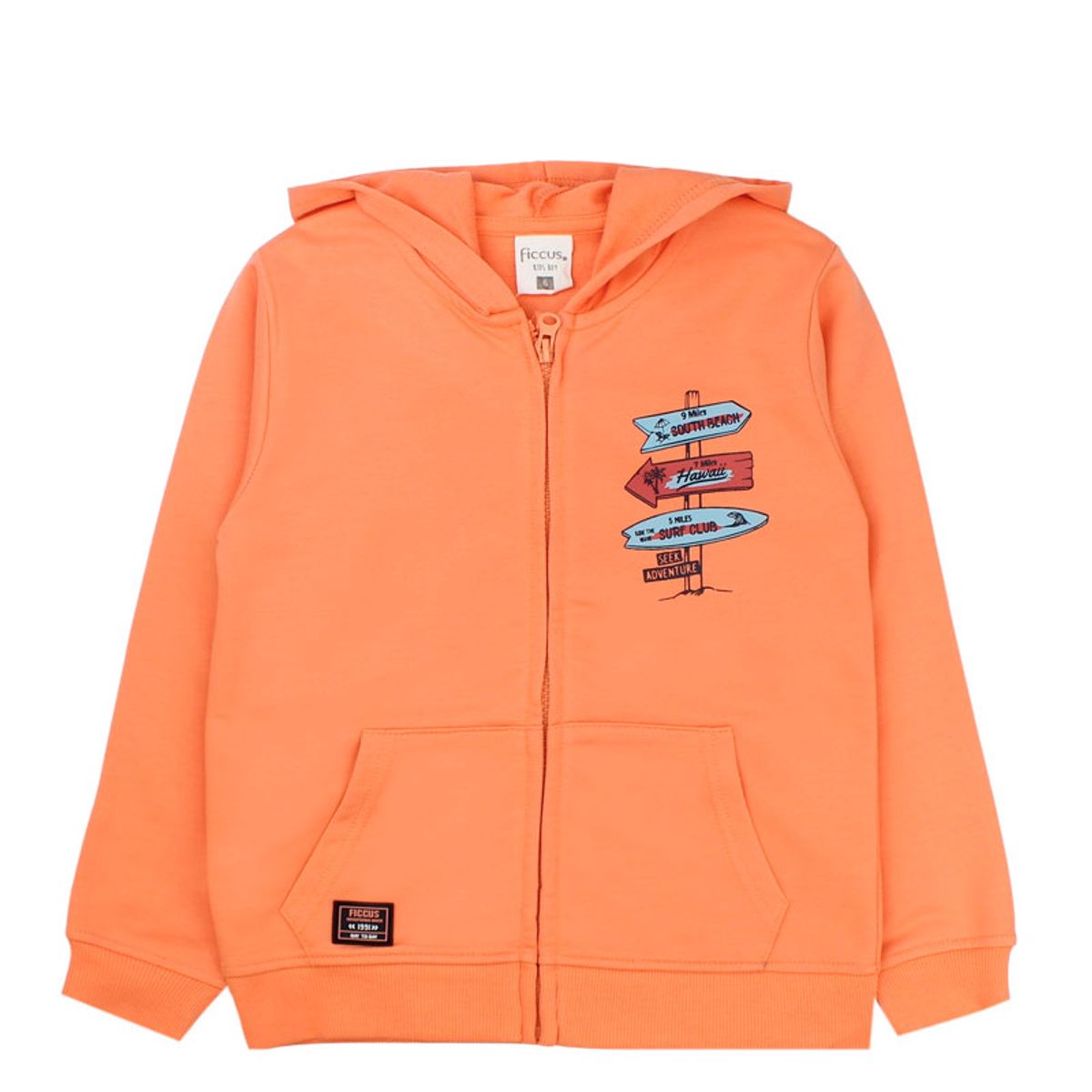 FICCUS - Polerón Niño Day To Day 2610727 Naranjo Ficcus