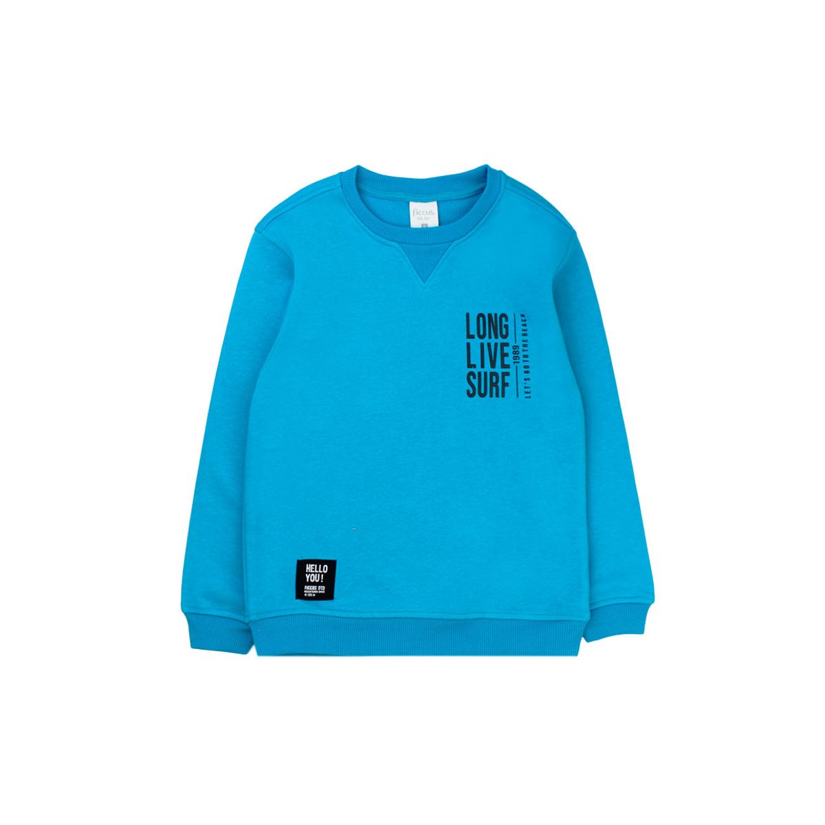 FICCUS - Polerón Niño Day To Day 2610763 Turquesa Ficcus