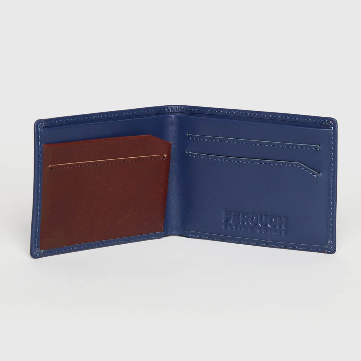 FEROUCH - Billetera Houston Azul Ferouch