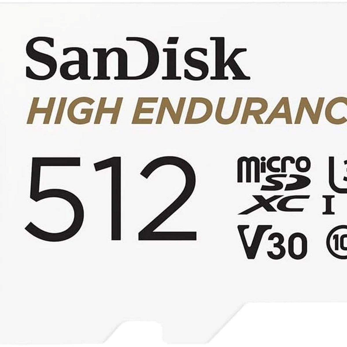 SANDISK - Memoria Micro SD Sandisk High Endurance 512GB 100MBs 4K V30