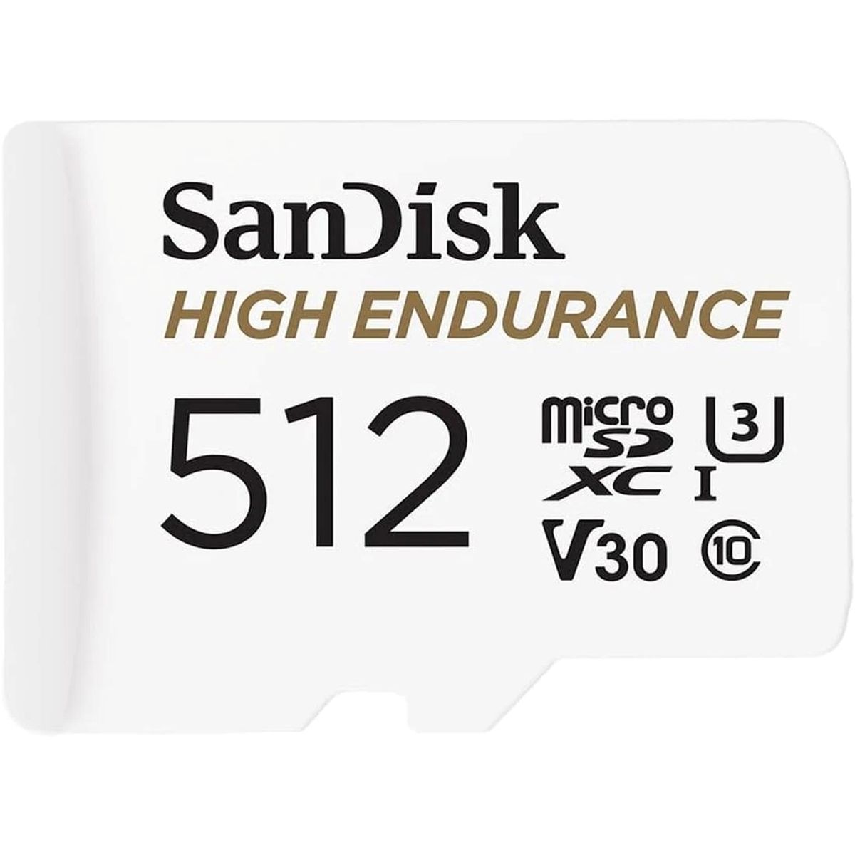 SANDISK - Memoria Micro SD Sandisk High Endurance 512GB 100MBs 4K V30