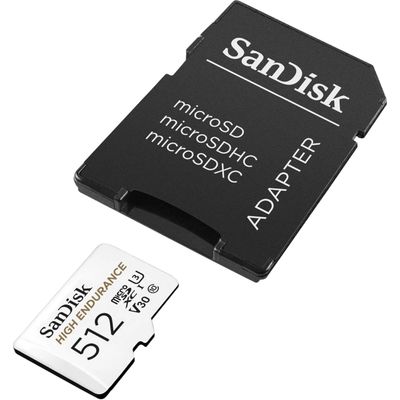 Imagen 2 del producto Memoria Micro SD High Endurance 512GB 100MBs 4K V30