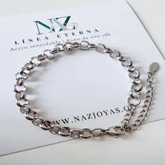 NAZ - Pulsera eslabones circulares