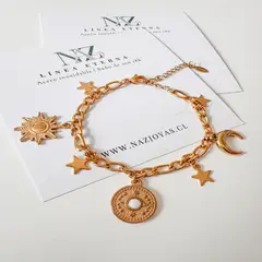 NAZ - Pulsera Galaxia dorada