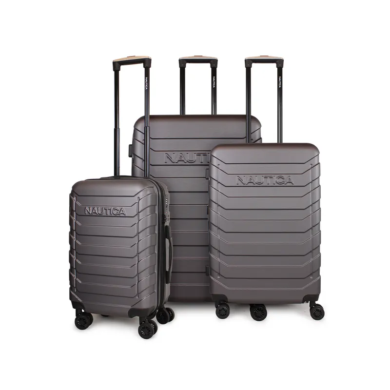 NAUTICA - Set de 3 maletas Soho S+M+L gris Nautica - Gris