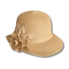 COLETTE - Sombrero Playero Verano Modelo Flor Colores Varios