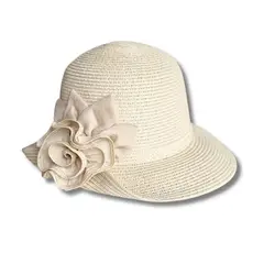COLETTE - Sombrero Playero Verano Modelo Flor Colores Varios