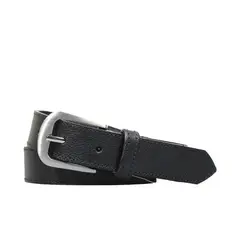NICOLETTA - Cinturón Cuero Genuino Viola negro