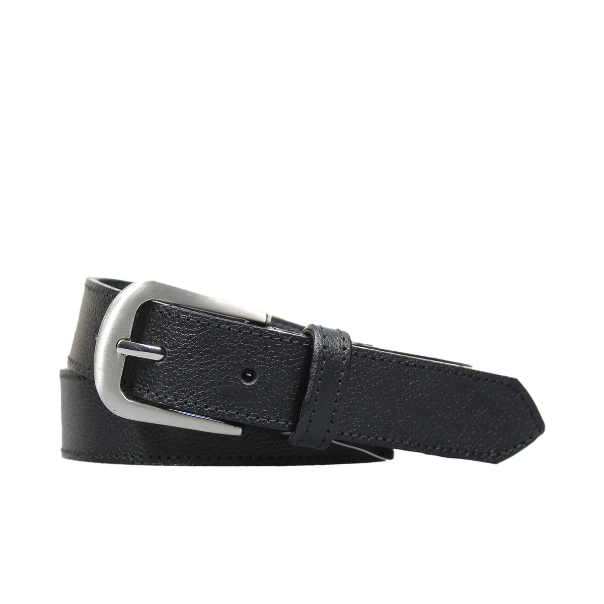 NICOLETTA - Cinturón Cuero Genuino Viola negro
