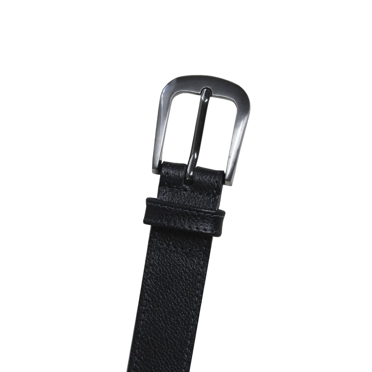 NICOLETTA - Cinturón Cuero Genuino Viola negro