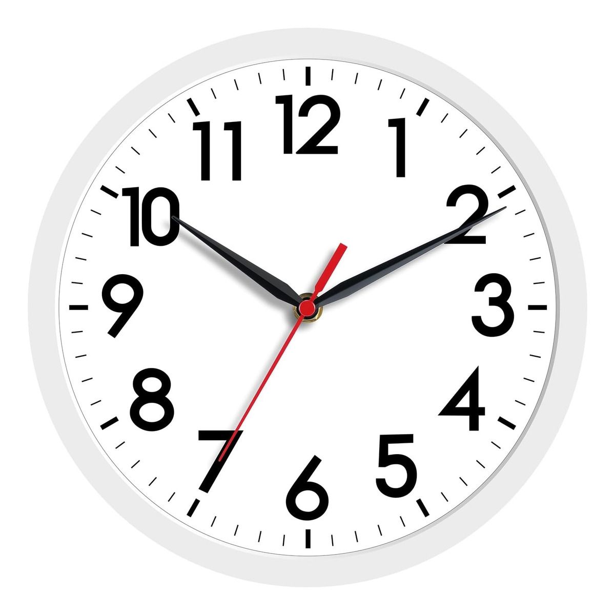 Reloj De Pared Mural Decorativo Color Con Fondo Blanco, marca RAGNAR - Foto Principal