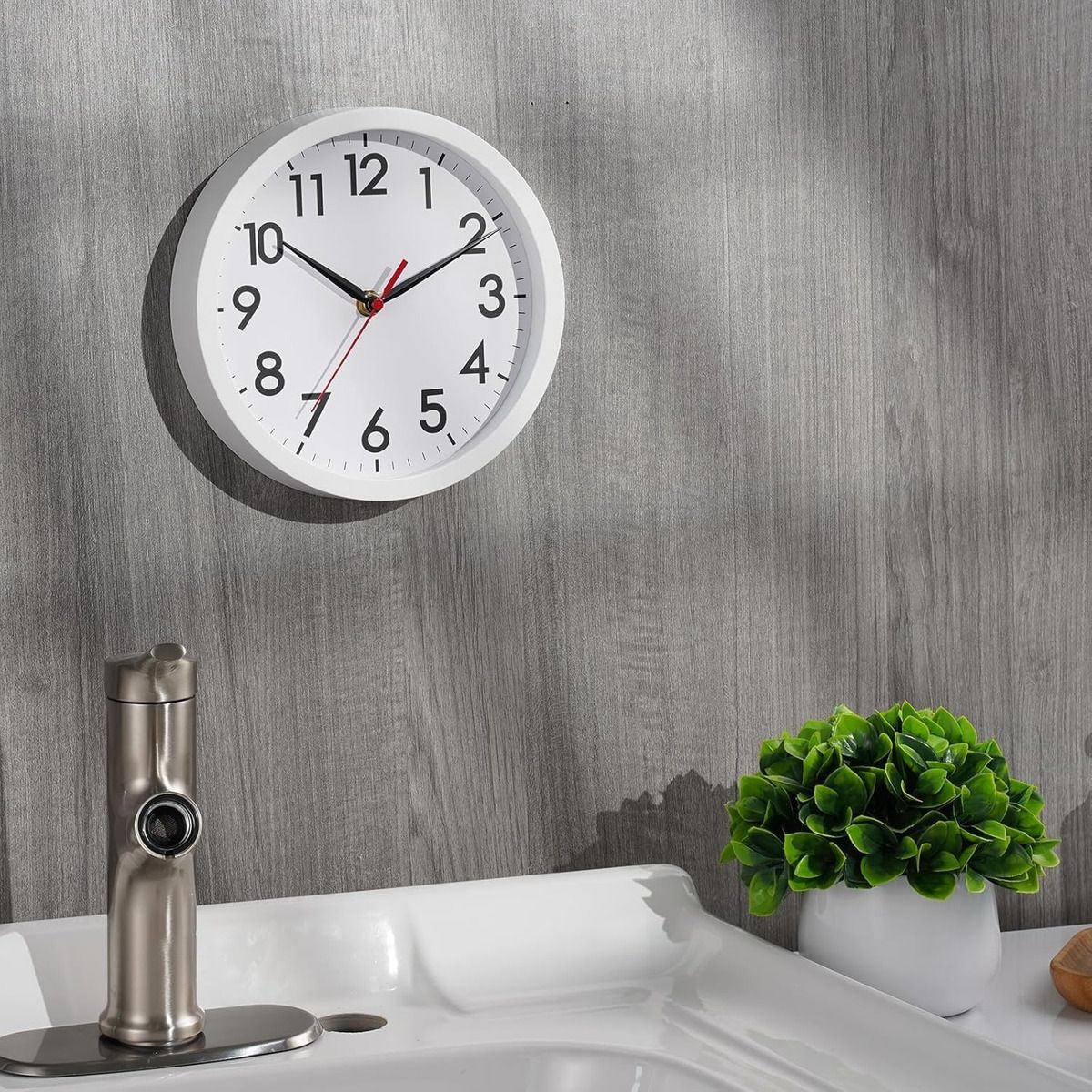 Reloj De Pared Mural Decorativo Color Con Fondo Blanco, marca RAGNAR - Foto 2