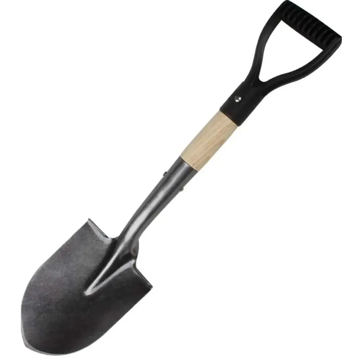 GENERICO - Pala Jardinera Carbonera Redonda Asado Carbon Jardin 68 Cm