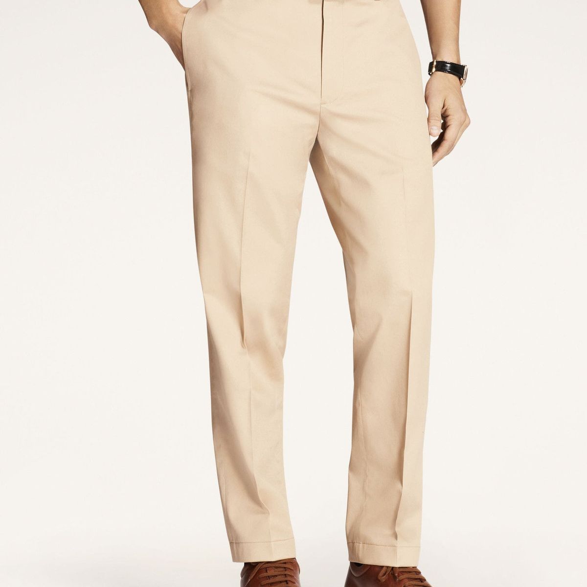 BROOKS BROTHERS - Pantalon Hombre Regular Fit Advantage Chinos Beige