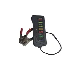 GENERICO - Tester Para Batería 12 Volt - Negro