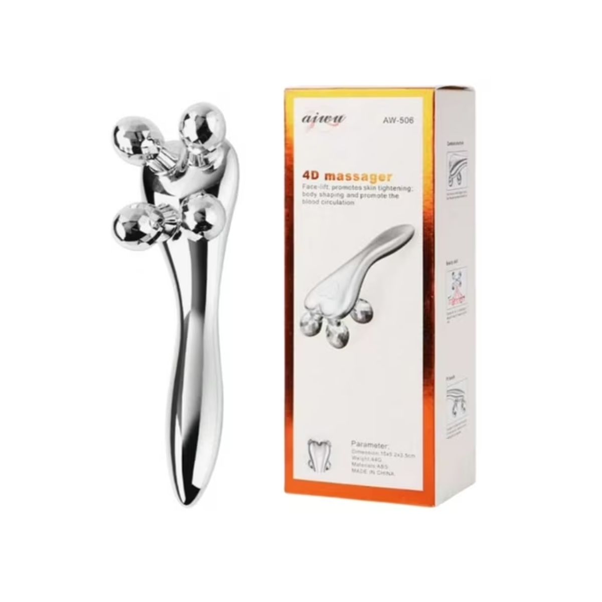 CARIBEE - Rodillo De Masaje Facial 4d Multifuncional Circulación