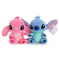 GENERICO - Peluche Stitch Y Angel Pareja 20 Cm Lilo Y Stitch