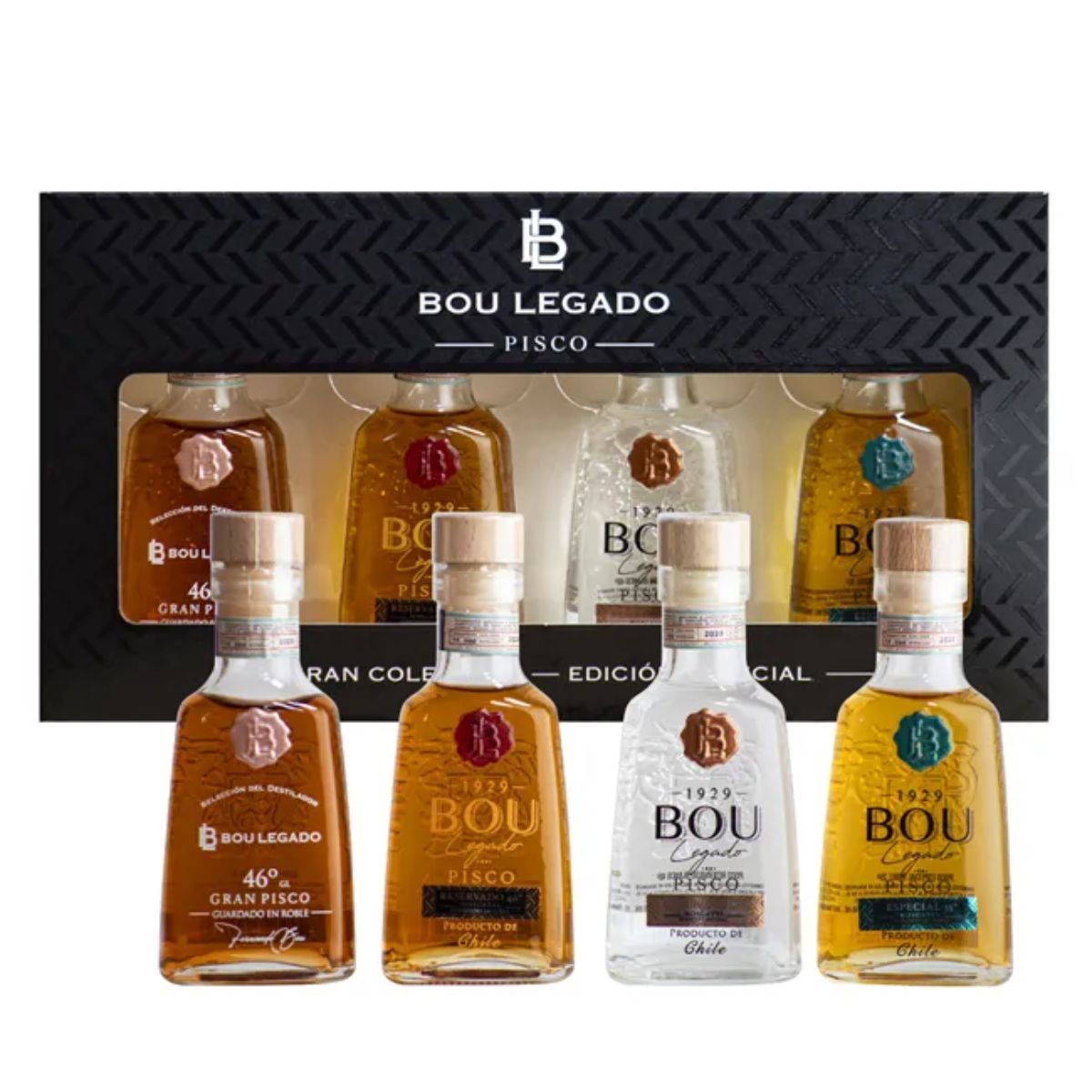 BOU - Miniaturas Piscos Bou Legado 50 Ml Colección Especial
