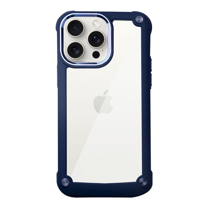 KBOD - Carcasa Anti Golpes Reforzada Kbod Iron Case Para iPhone 16 Pro Max Azul