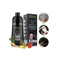 GENERICO - Shampoo Colorante Tinte Rápido Canas 400 Ml Black
