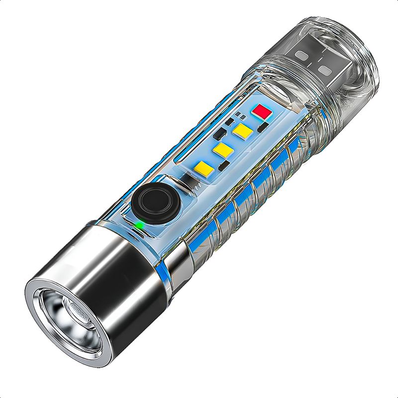 GENERICO - Linterna Recargable Linterna Bolsillo Linterna Led Tactica