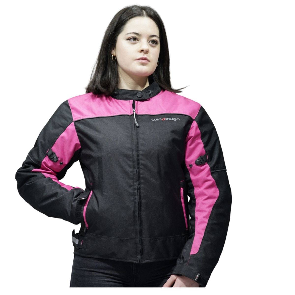 WINDESIGN - Chaqueta Moto mujer Femenina Cordura Windesign
