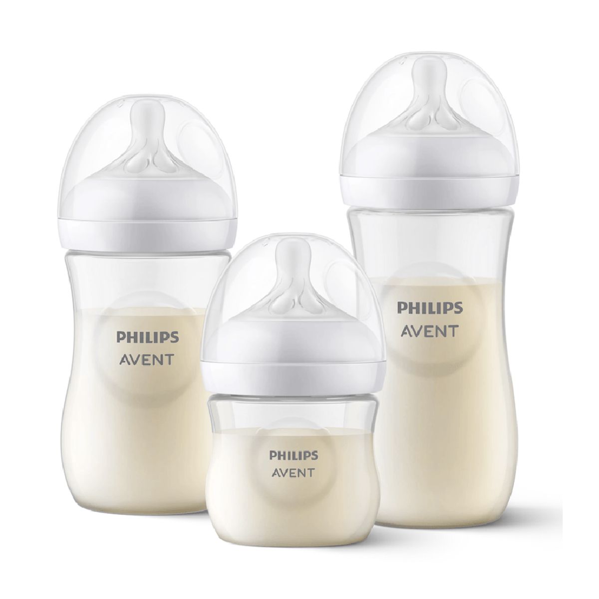AVENT - Set de 3 Mamaderas (125, 260, 330 ml) Philips Avent