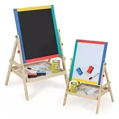 GENERICO - Pizarra Atril Para Niño Magnética Doble Tiza Y Plumón