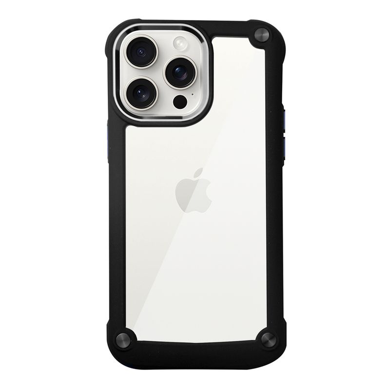 KBOD - Carcasa Anti Golpes Reforzada Kbod Iron Case Para iPhone 16 Pro Max Negro